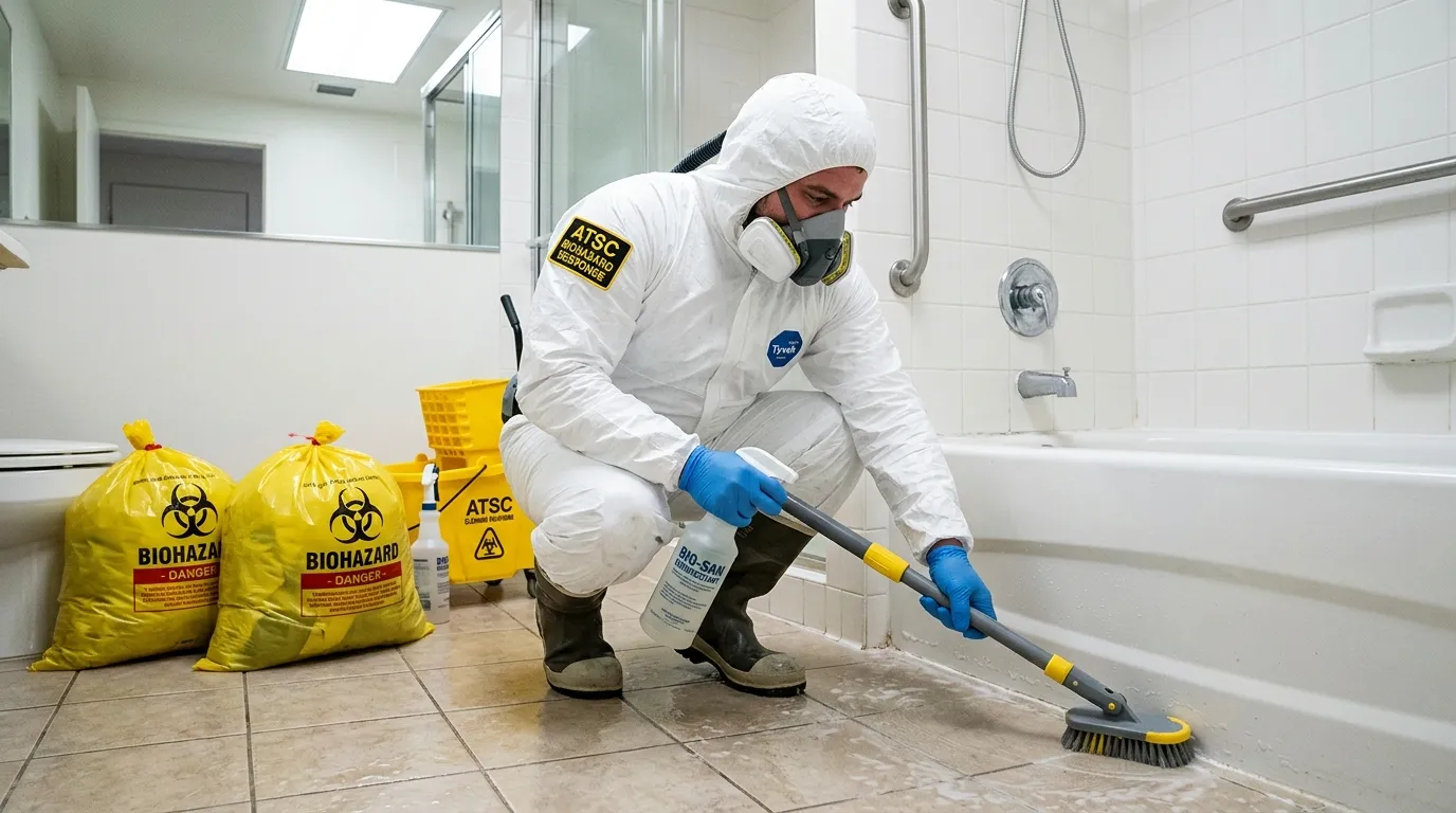 Decontamination equipment deployed for Blood Cleanup in Butner